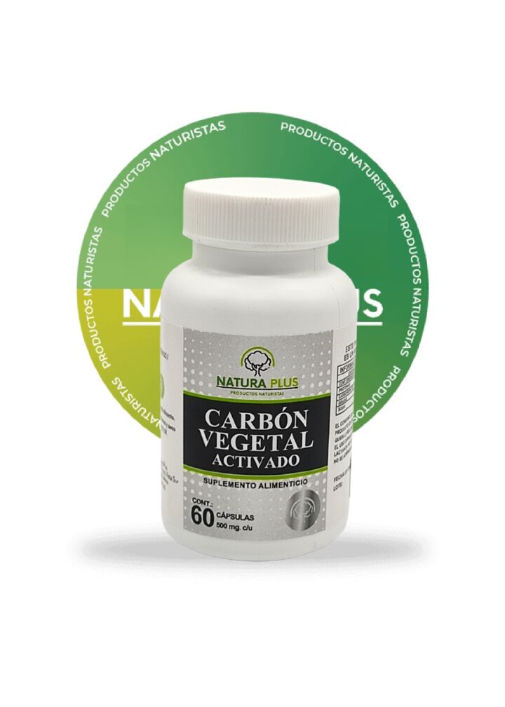 Carbón Activado – 60 cápsulas – NATSA – Productos Naturales